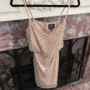 Beautiful champagne dress only worn once